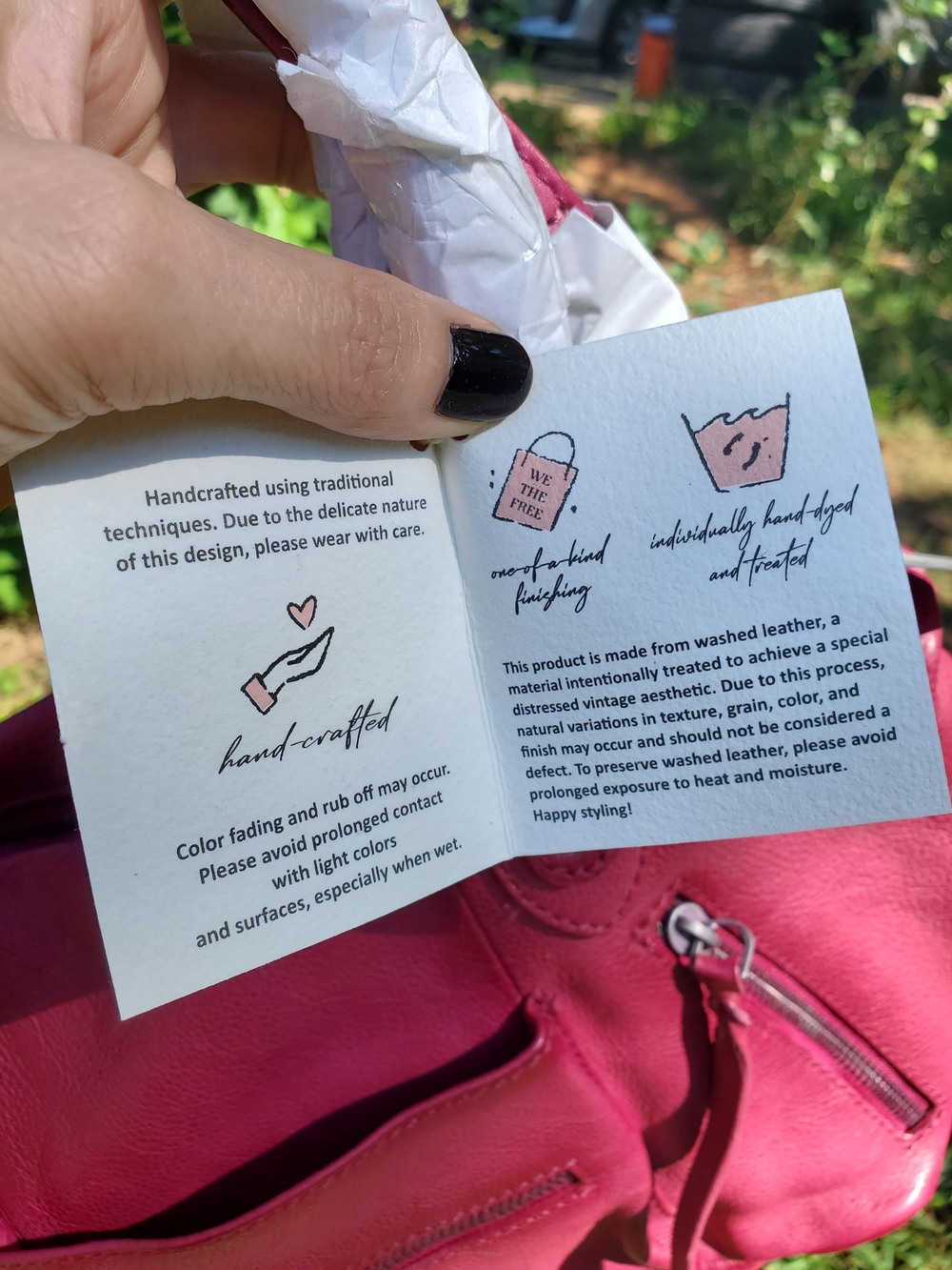 Free People Baby Emerson Tote In Acai - Picture 10 of 10